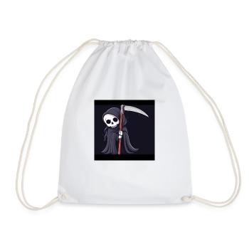 The Grim Reaper - Drawstring Bag - white - Front