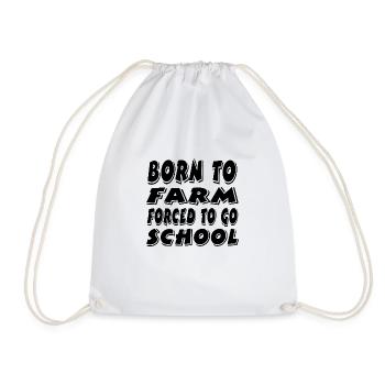 Farm - Drawstring Bag - white - Front