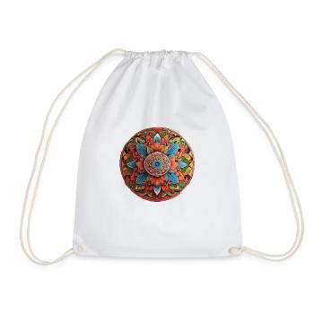 Mandala - Sac de sport léger - blanc - Devant