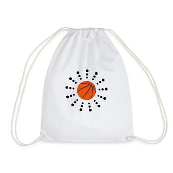 Basket-ball - Sac de sport léger - blanc - Devant