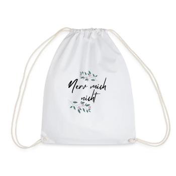 Don't annoy me - Drawstring Bag - white - Front
