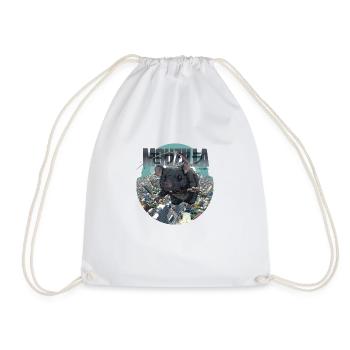 MOUZILLA - Drawstring Bag - white - Front
