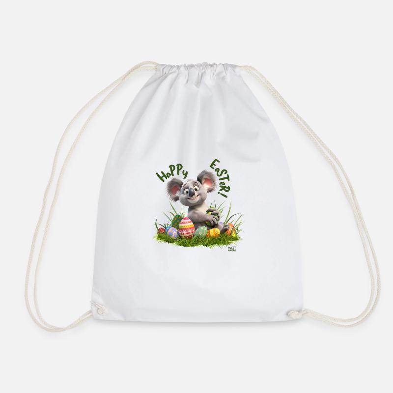 Frohe Ostern - Turnbeutel - Weiß