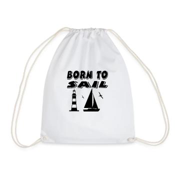 Sail - Drawstring Bag - white - Front