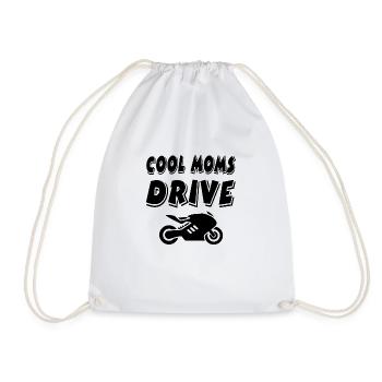 Motocyclette - Sac de sport léger - blanc - Devant