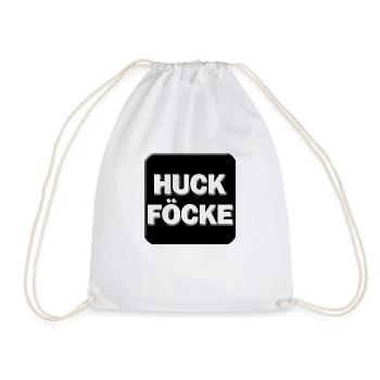 huck föcke - Turnbeutel - Weiß - Vorne
