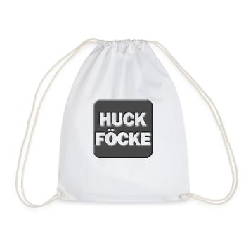 huck föcke grey - Turnbeutel - Weiß - Vorne