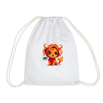 Chiot Bélier - Sac de sport léger - blanc - Devant