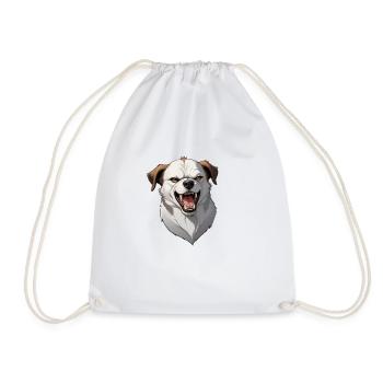 Dog Evil - Drawstring Bag - white - Front