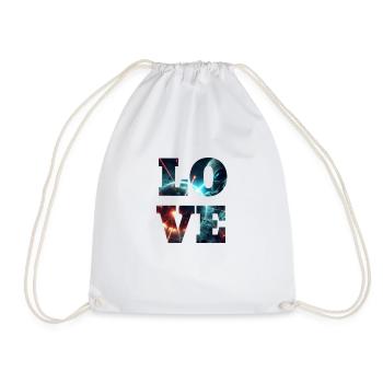 Amour extraterrestre - Sac de sport léger - blanc - Devant