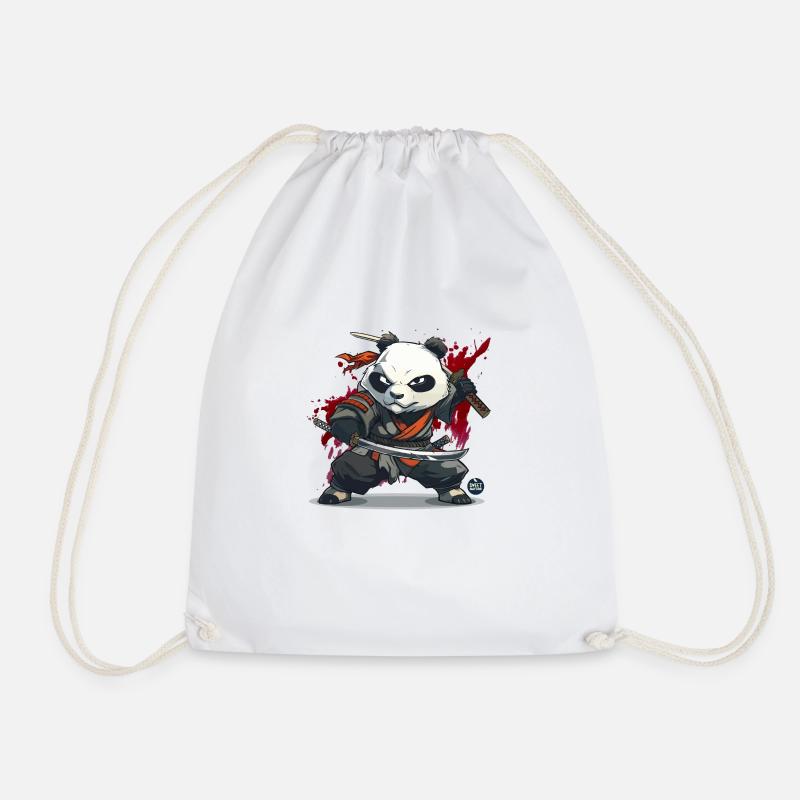 Bloody Ronin - Drawstring Bag - white