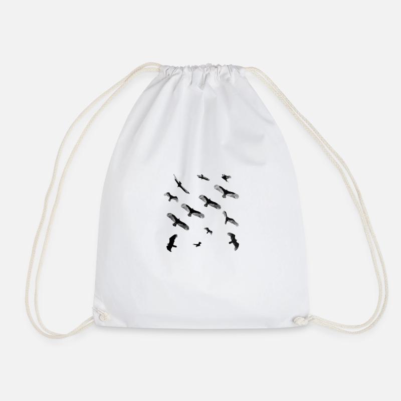 les oiseaux - Sac de sport léger - blanc