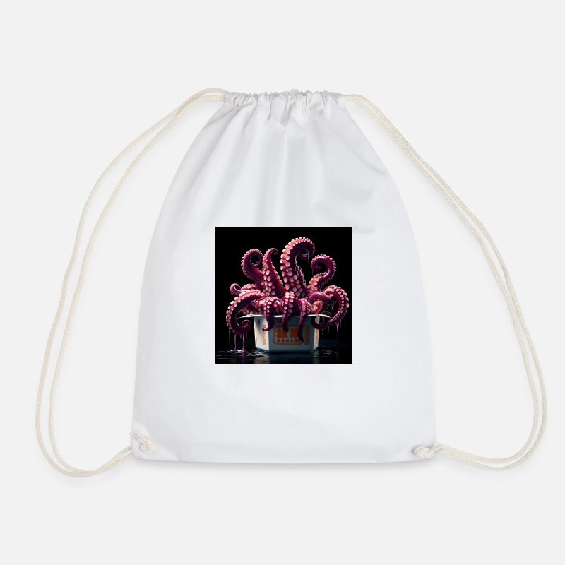 Rebel Pulpo - Turnbeutel - Weiß