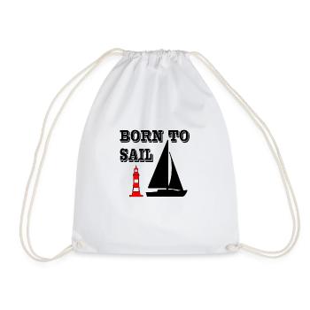 Sail - Drawstring Bag - white - Front