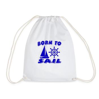Sail - Drawstring Bag - white - Front