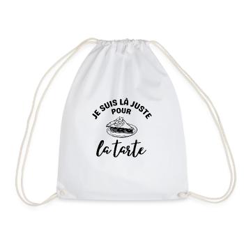 Je suis là juste pour la tarte 2 - Sac de sport léger - blanc - Devant