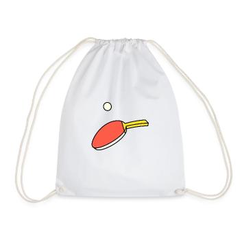 Ping Pong - Paddle & Ball - Sac de sport léger - blanc - Devant