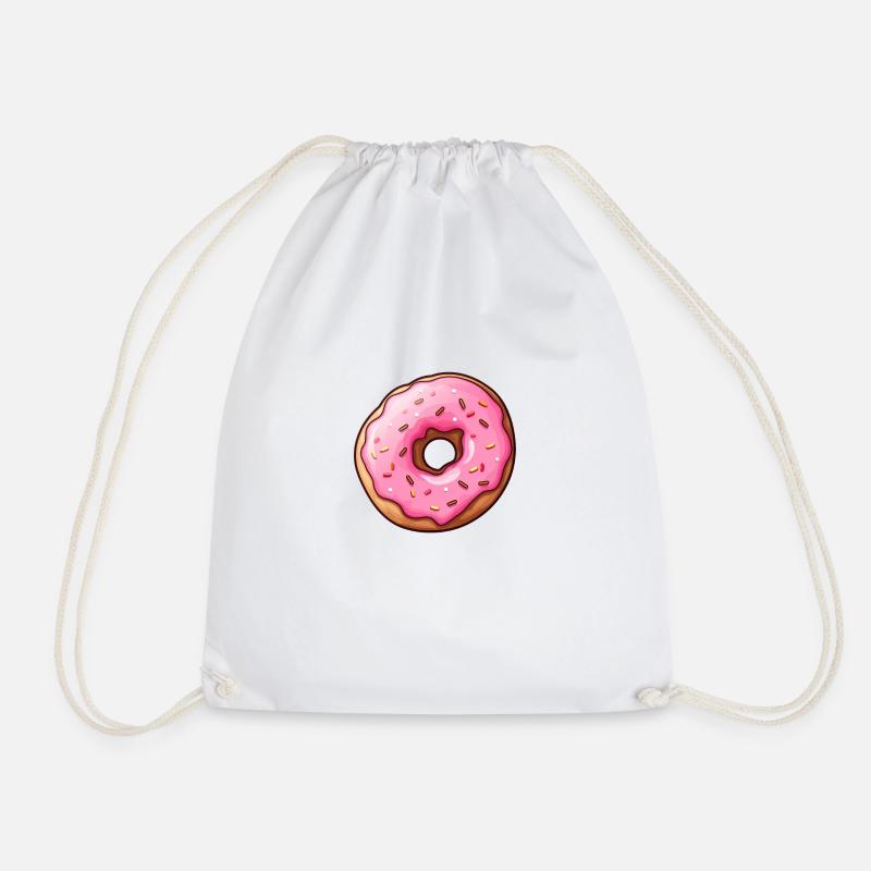 Donut - Turnbeutel - Weiß
