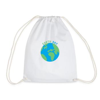 Jour de la Terre - Sac de sport léger - blanc - Devant