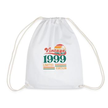 Jahrgang 1999 Limitierte Auflage - Turnbeutel - Weiß - Vorne