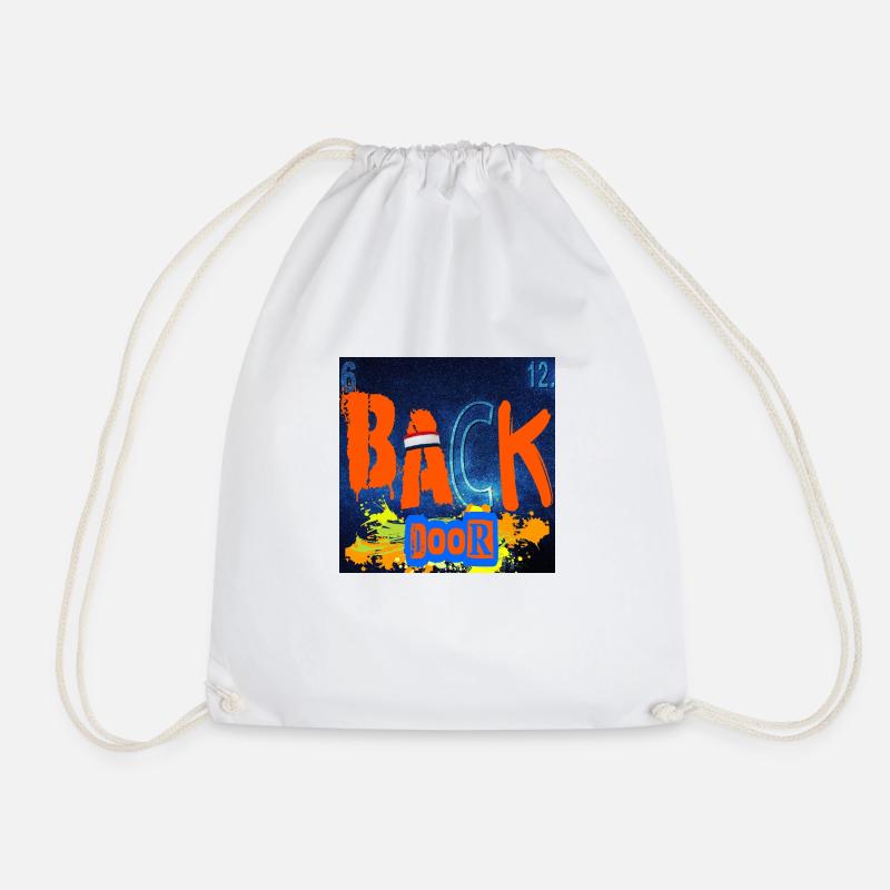 BACK DOOR CHEMISTRY - Drawstring Bag - white
