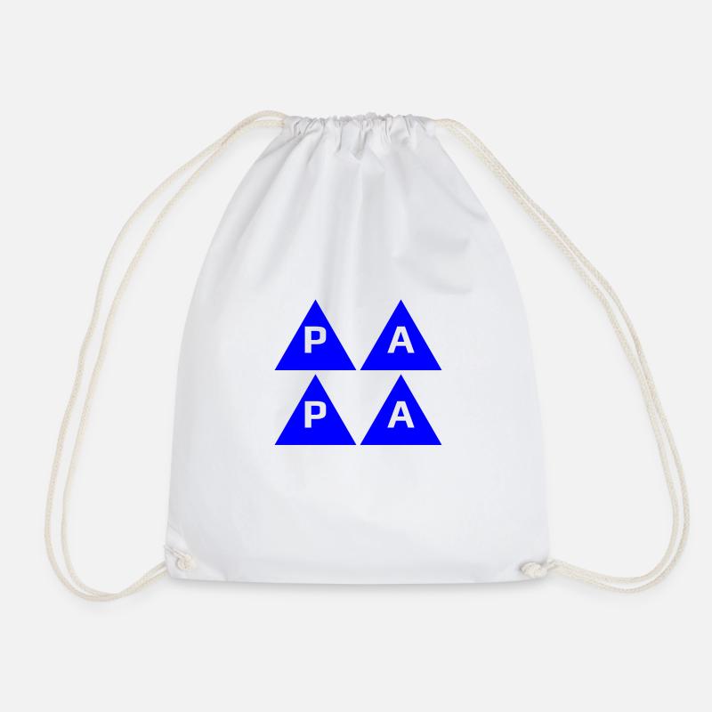 Father's Day 2 - Drawstring Bag - white