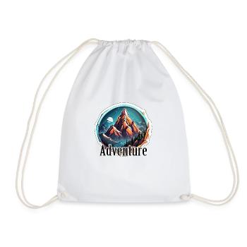 Aventure / Montagne / Pics / Randonnée / Tyrol - Sac de sport léger - blanc - Devant