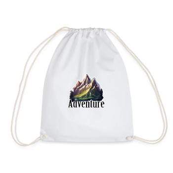 Aventure / Montagne / Pics / Randonnée / Tyrol - Sac de sport léger - blanc - Devant