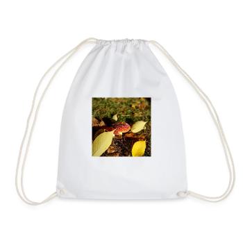 Fly Agarics Stand Proud! - Drawstring Bag - white - Front