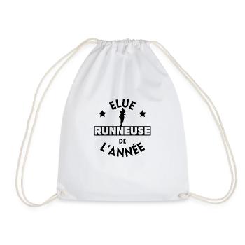 Élue runneuse de l année - Sac de sport léger - blanc - Devant