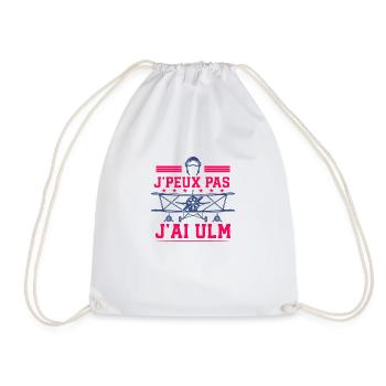 ULM J'peux pas j'ai avion ulm Pilote Voler Drôle - Sac de sport léger - blanc - Devant