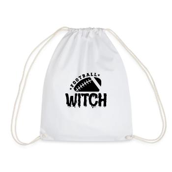 Football Witch - Drawstring Bag - white - Front