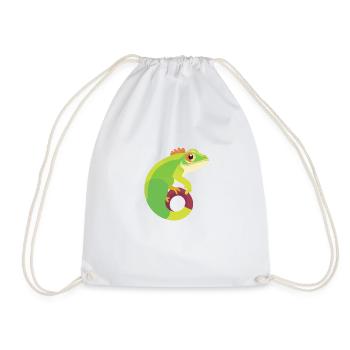 Caméléon gürn - Sac de sport léger - blanc - Devant