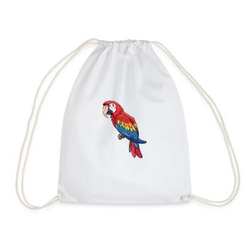 Ara coloré dans une splendeur vivante - Sac de sport léger - blanc - Devant