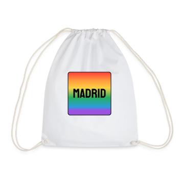 Schwules Madrid - Turnbeutel - Weiß - Vorne