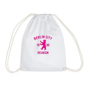 Berlin City - 1989 - La Réunion - Berliner Bär - Sac de sport léger - blanc - Devant