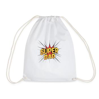 FATHER'S DAY - Drawstring Bag - white - Front
