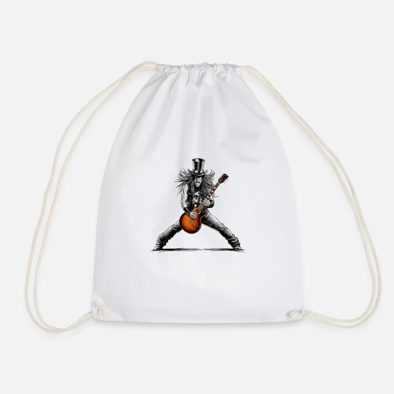 Inferno Riffs - Drawstring Bag - white
