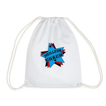 BEST COACH 16ZSgh - Drawstring Bag - white - Front