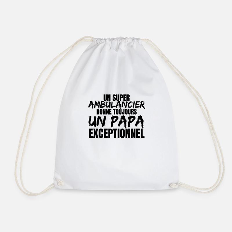 SUPER DAD SANITÄTER - Turnbeutel - Weiß