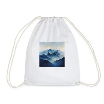 Poster Canvas Mountain 12 - Turnbeutel - Weiß - Vorne