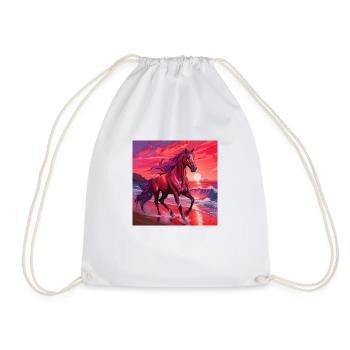 Art du cheval - Sac de sport léger - blanc - Devant