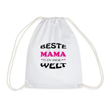 BESTE MAMA IN DER WELT - Sac de sport léger - blanc - Devant