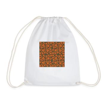 Motif de fleurs - Sac de sport léger - blanc - Devant