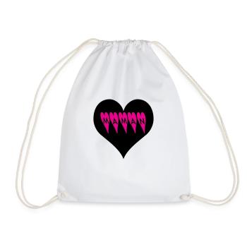 Maman coeur - Sac de sport léger - blanc - Devant