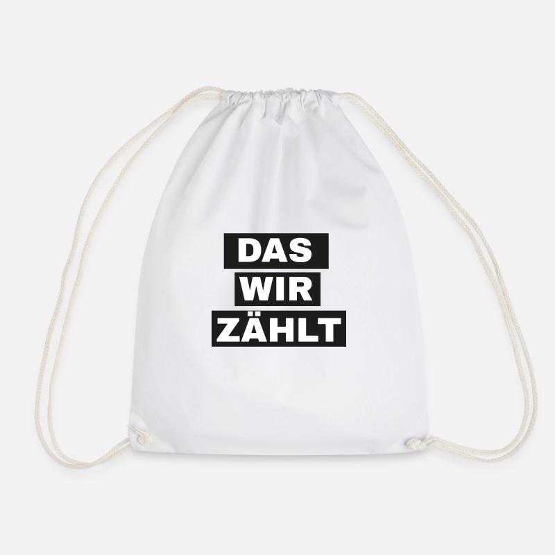 Das wir zählt - Turnbeutel - Weiß