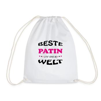 BESTE PATIN MARRAINE IN DER WELT - Sac de sport léger - blanc - Devant