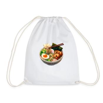Gourmet Ramen - Japanische Nudelschüssel - Turnbeutel - Weiß - Vorne