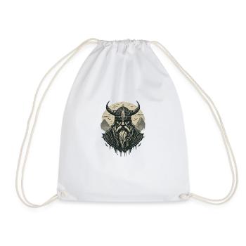 Nordic - Drawstring Bag - white - Front