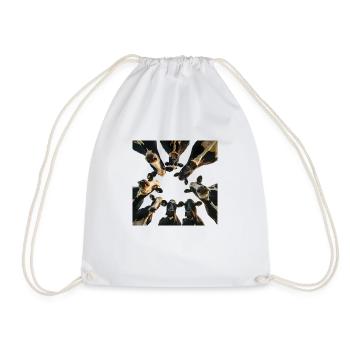 Cows on pasture is species-appropriate husbandry - Drawstring Bag - white - Front